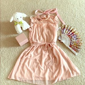 Beautiful short vintage baby pink princess dress